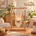 Vexqomz™ Macramé Hanging Tealight Holder Stand